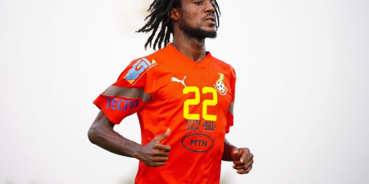 PHOTOS: Kotoko’s Richmond Lamptey reunites with ex-WAFA teammates in Black Stars camp