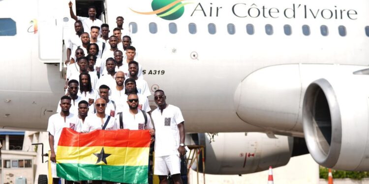 PHOTOS: Black Stars leave Ghana for Côte d’Ivoire in style ahead of AFCON 2023 start