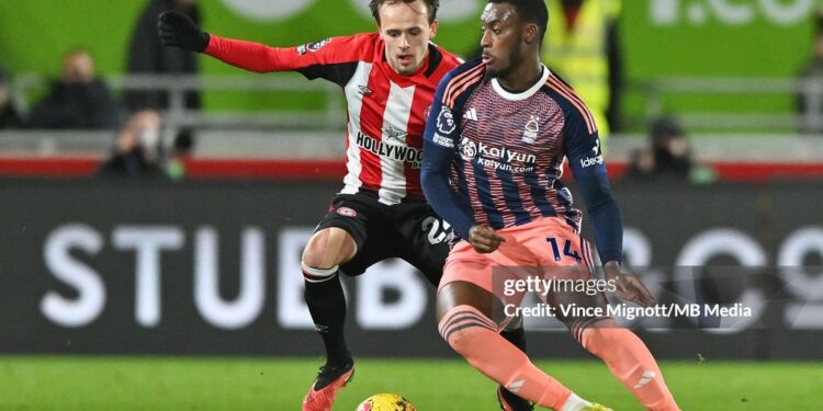 Ghana target Callum Hudson-Odoi gets assist in Nottingham Forest away defeat in Premier League