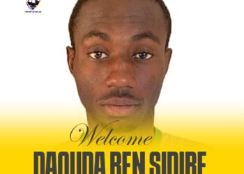 Medeama SC announces the signing of Burkina Faso striker Douda Ben Sidibe