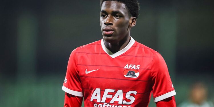 Ghanaian young forward Ernest Poku on target for AZ Alkmaar