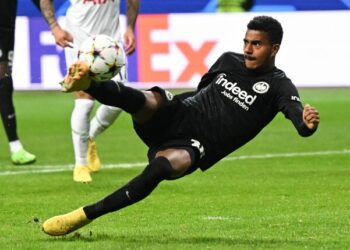 Eintracht Frankfurt manager Dino Toppmöller pleased with Ansgar Knauff scintillating display