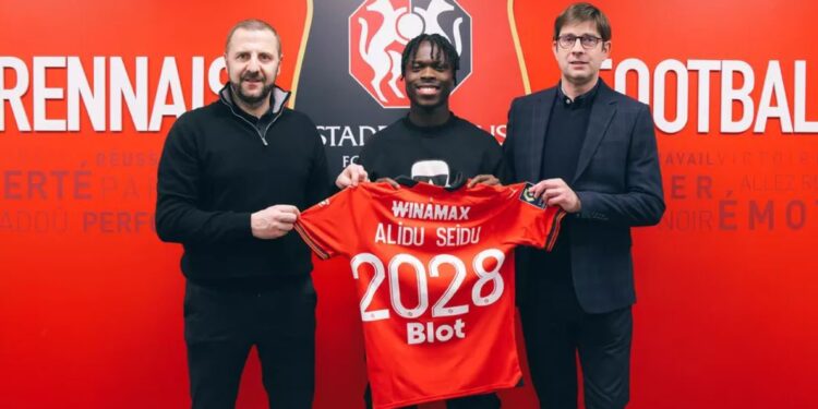 French Ligue 1 side Stade de Rennes unveil Ghanaian defender Alidu Seidu