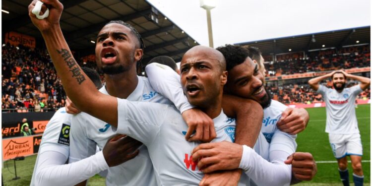 Ghana captain Andre Ayew charges Le Havre teammates for full focus after dramatic draw at Lorient