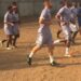Leone Stars of Sierra Leone training on Grassless Pitch