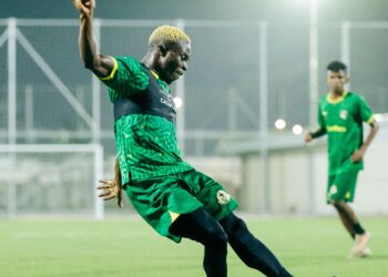 Ghanaian forward, Augustine Okrah Starts training for his new Tanzanian side