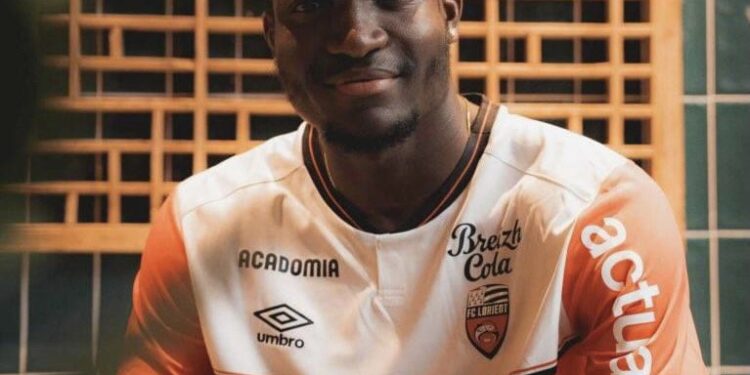 OFFICIAL: Ghanaian defender Nathaniel Adjei secures loan move to French side FC Lorient
