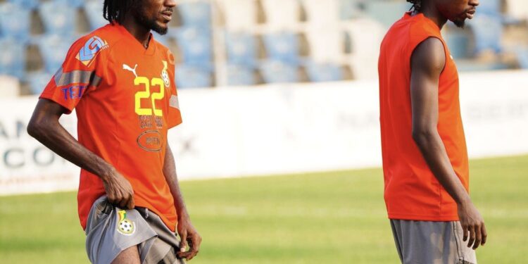 PHOTOS: Kotoko’s Richmond Lamptey reunites with ex-WAFA teammates in Black Stars camp