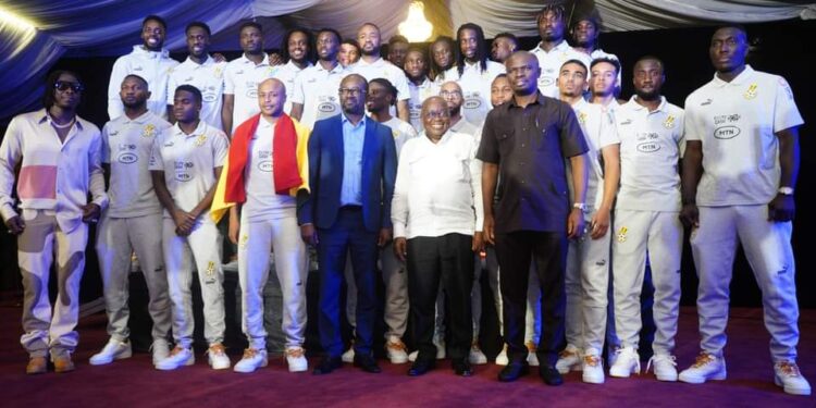 PHOTOS: President Akufo-Addo organizes farewell dinner for Black Stars in Kumasi ahead of AFCON kickoff