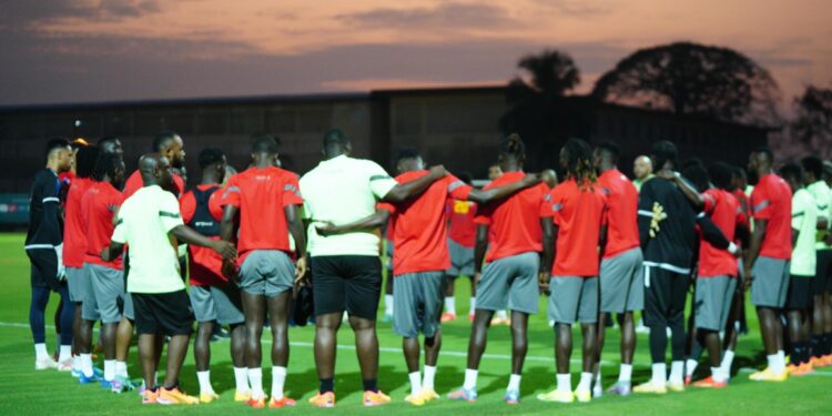 PHOTOS: Black Stars hold first training session in Ivory Coast