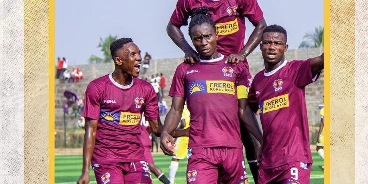 Heart of Lions record first-ever win of the 2023/24 season with 2-0 victory over Berekum Chelsea