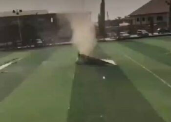 SAD: Watch How newly built Bremang Turf got destroyed by just  SMALL wind