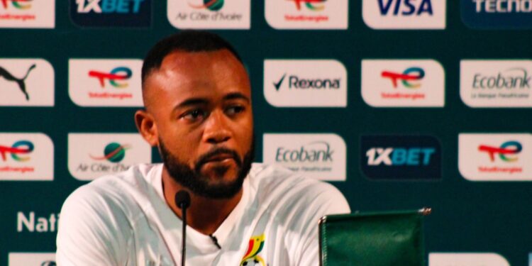 2023 AFCON: Ghanaians favourite striker Jordan Ayew confident to turn things around against Egypt