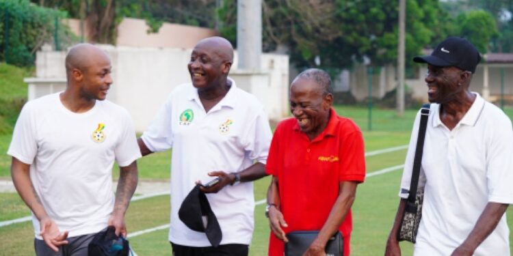 2023 AFCON: Four AFCON winners visit Black Stars ahead of Mozambique showdown
