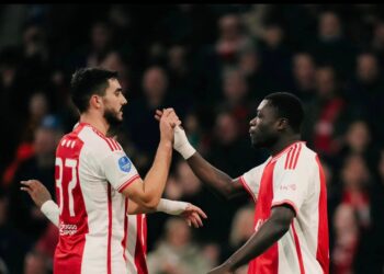 Ghanaian forward Brian Brobbey bags brace for Ajax against KRC Waalwijk