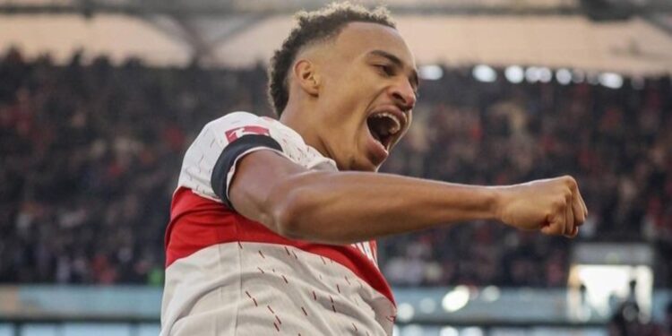 Ghana forward Jamie Leweling on target as Stuttgart thrash Leipzig in Bundesliga