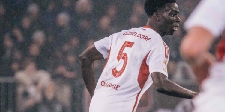 Ghanaian youngster Joshua Quarshie dazzles against ST. Pauli for Fortuna Düsseldorf in Germany
