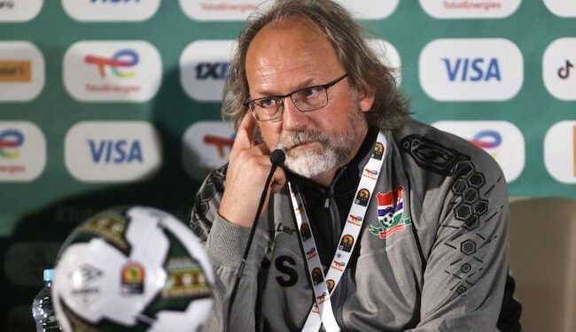 Gambia gaffer Tom Saintfiet resigns after AFCON 2023 failure