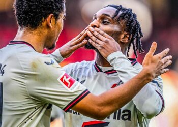 Ghanaian Jeremie Frimpong delighted to score against Heidenheim for Leverkusen