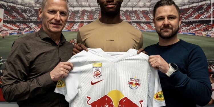 German-born Ghanaian defender Hendry Blank joins RB Salzburg from Borussia Dortmund