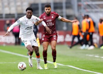 Ghanaian defender Nathaniel Adjei earns a spot in French Ligue 1 Team of the Week
