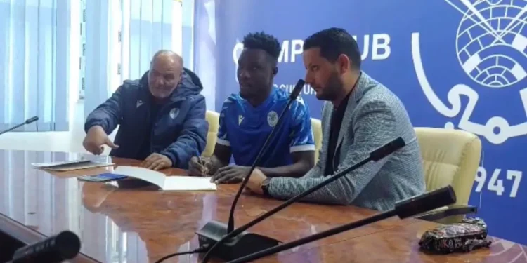 Ghanaian striker Hafiz Konkoni joins Libyan side Olympic Azzaweya SC on loan