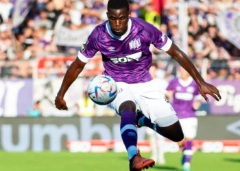 German-born Ghanaian defender Maxwell Gyamfi scores in VfL Osnabruck’s loss to Elversberg