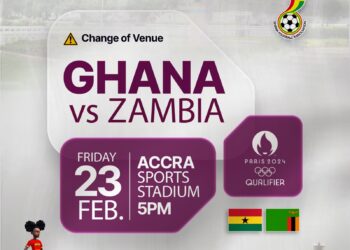 Accra Sports stadium to host Ghana vs Zambia Olympic Games qualifier