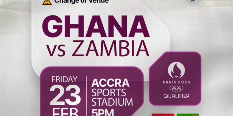 Accra Sports stadium to host Ghana vs Zambia Olympic Games qualifier