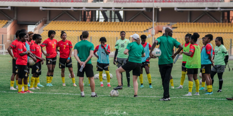 Black Queens hold first training in Accra ahead of Zambia qualifier