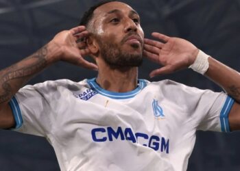 Gabonese striker Pierre-Emerick Aubameyang equals Europa League’s all-time goalscoring record