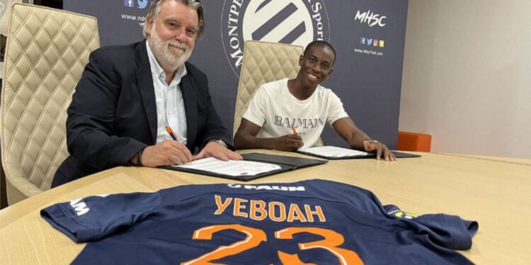 Ghanaian forward Kelvin Yeboah’s contract with Montpellier terminated over poor performance