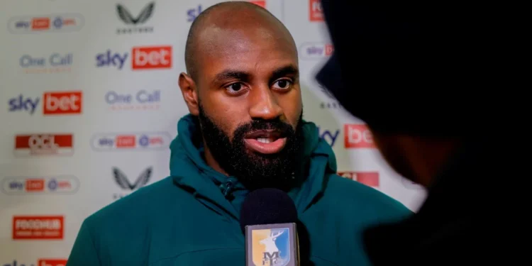 “It was a really good performance” – hat-trick hero Hiram Boateng reacts after Mansfield’s 9-2 victory against Harrogate Town