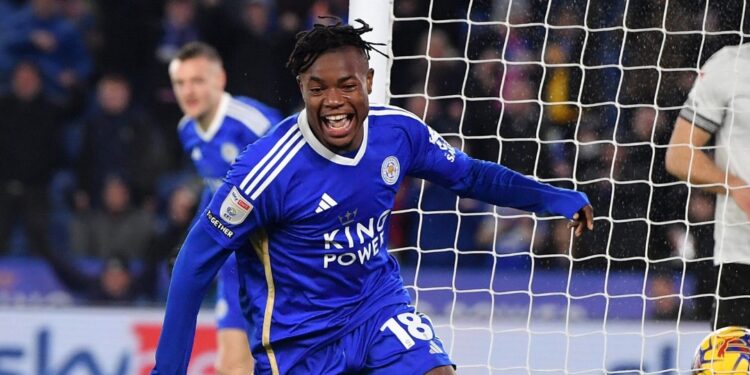 Ghanaian forward Abdul Fatawu Issahaku scores for Leicester City in win over Sheffield Wednesday