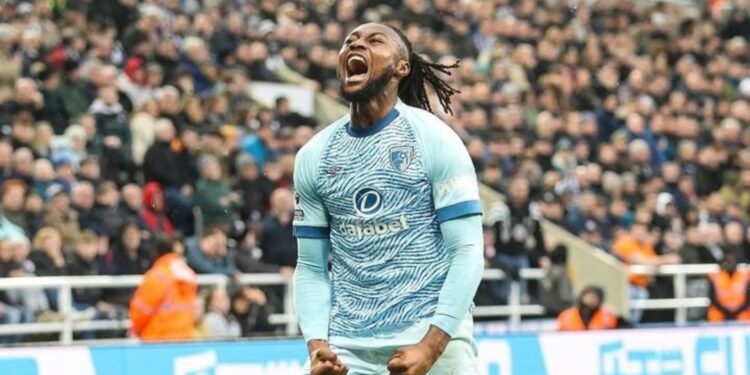 Video: Watch Ghanaian forward Antoine Semenyo’s fourth Premier League strike against Newcastle