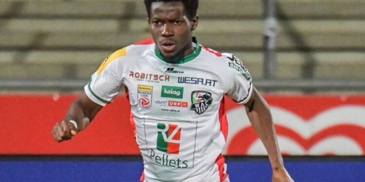 Augustine Boakye shines, grabs two assists for Wolfsberger in Austria