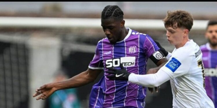 Ghana defender Maxwell Gyamfi named in Bundesliga 2 Team of the Week