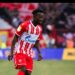Ghanaian forward Osman Bukari scores for Crvena Zvezda in 3-0 win over Cukaricki