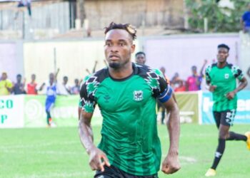 Video: Watch Emmanuel Keyekeh’s brilliant strike against Aduana Stars for Samartex