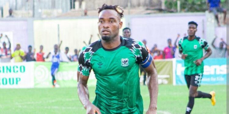 Video: Watch Emmanuel Keyekeh’s brilliant strike against Aduana Stars for Samartex
