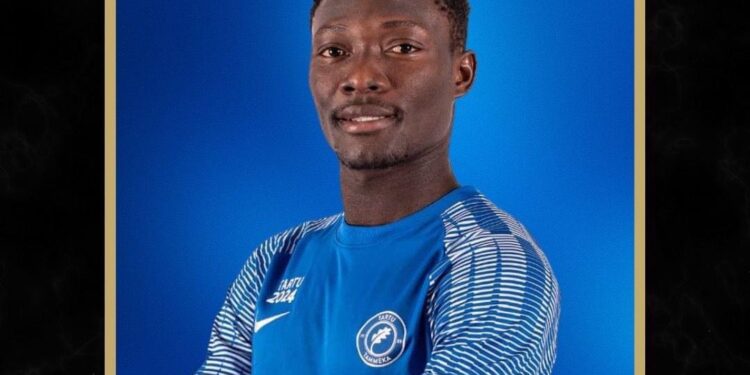 Promising Ghanaian midfielder David Epton joins Estonian outfit Tammeka FC