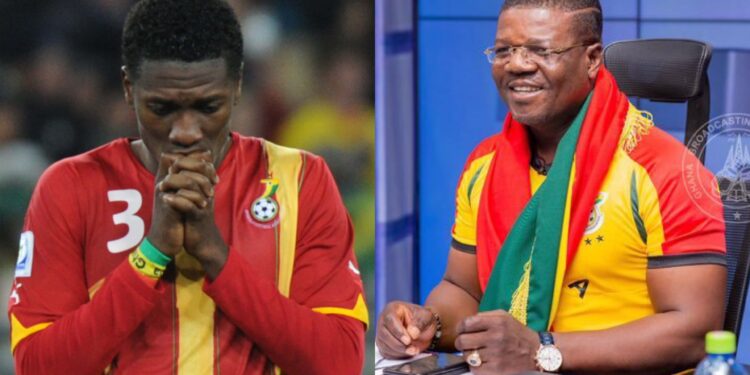 VIDEO: “Asamoah Gyan intentionally missed the penalty against Uruguay because it was under NDC” – NDC MP makes bizarre claim