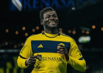 Ghanaian forward Forster Ajago scores brace in Nashville SC’s CONCACAF Champions Cup debut