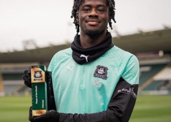 Ghanaian midfielder Darko Gyabi wins Plymouth Argyle Player-Of-The-Month award