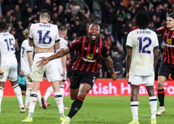 Black Stars striker Antoine Semenyo shines, bags brace as Bournemouth stages remarkable comeback win over Luton