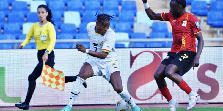 Ghanaian defenders, Alidu Seidu, Mohammed Salisu see red card in Uganda stalemate