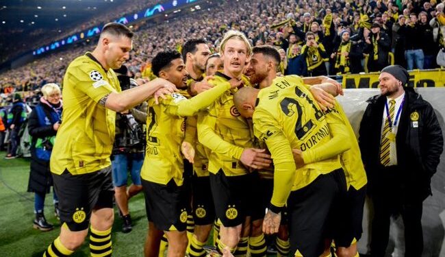 Borussia Dortmund clinch UEFA Champions League quarterfinal spot after 2-0 victory over PSV Eindhoven
