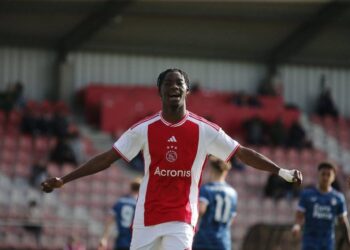 Dutch-born Ghanaian forward Don-Angelo Konadu scores in Ajax U-18 victory over Feyenoord U18