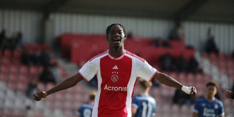 Dutch-born Ghanaian forward Don-Angelo Konadu scores in Ajax U-18 victory over Feyenoord U18