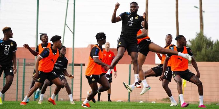 Black Stars: Twenty-three players train in Marrakech ahead of Nigeria, Uganda friendlies